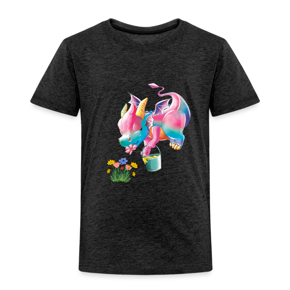 Magical Meadows - Kaida's Pollinating - Kids' Premium T-Shirt - charcoal grey