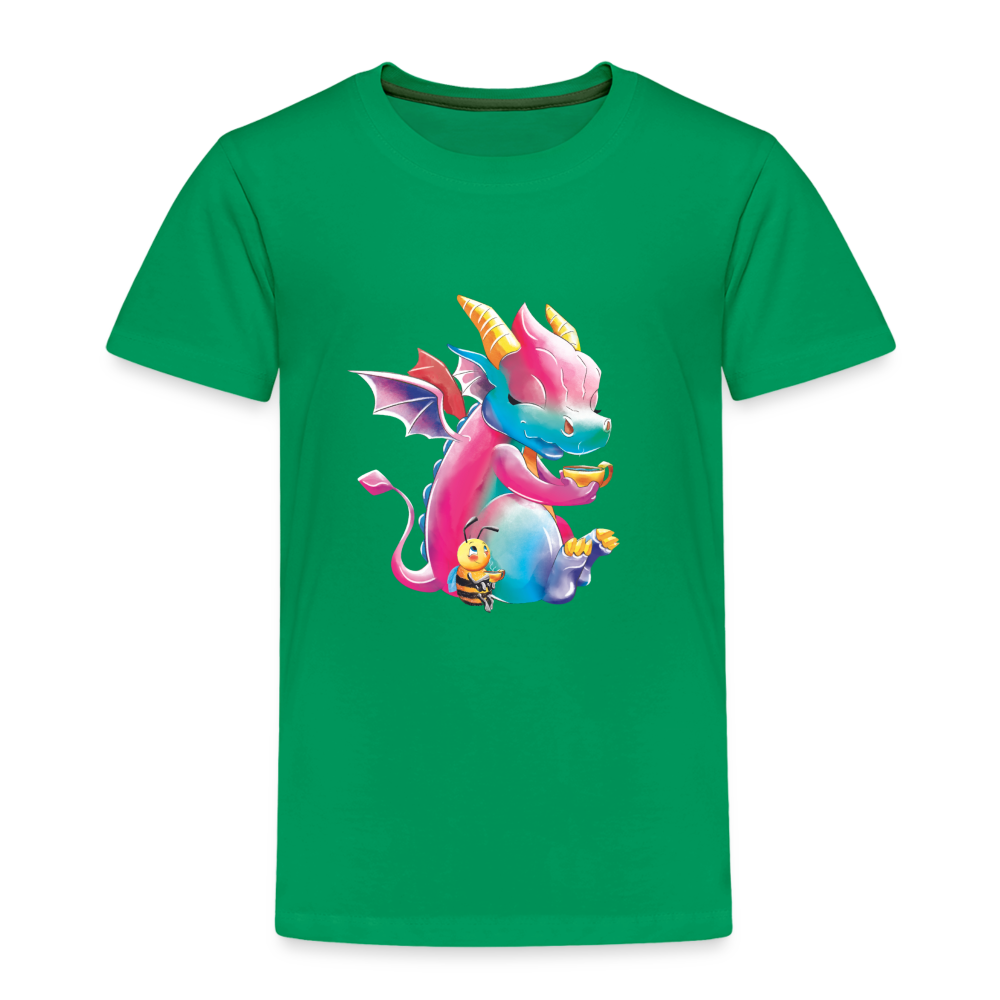 Magical Meadows - Tea Break - Kids' Premium T-Shirt - kelly green