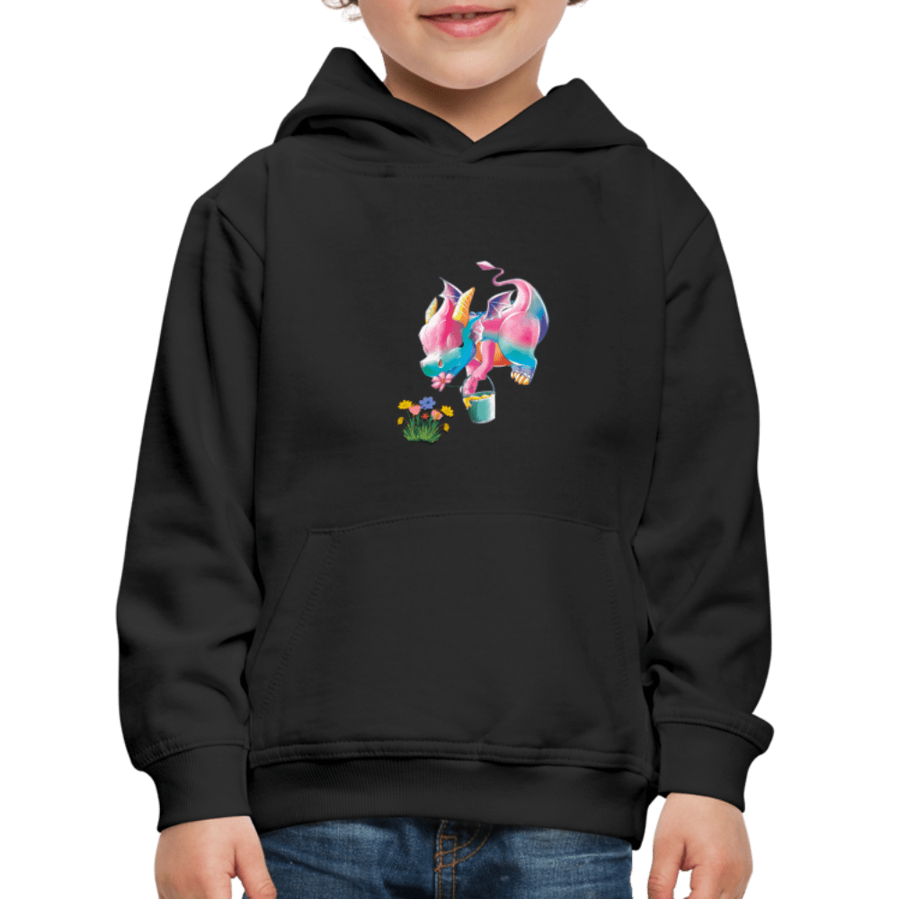 Magical Meadows - Kaida Pollinating - Kids' Premium Hoodie - black