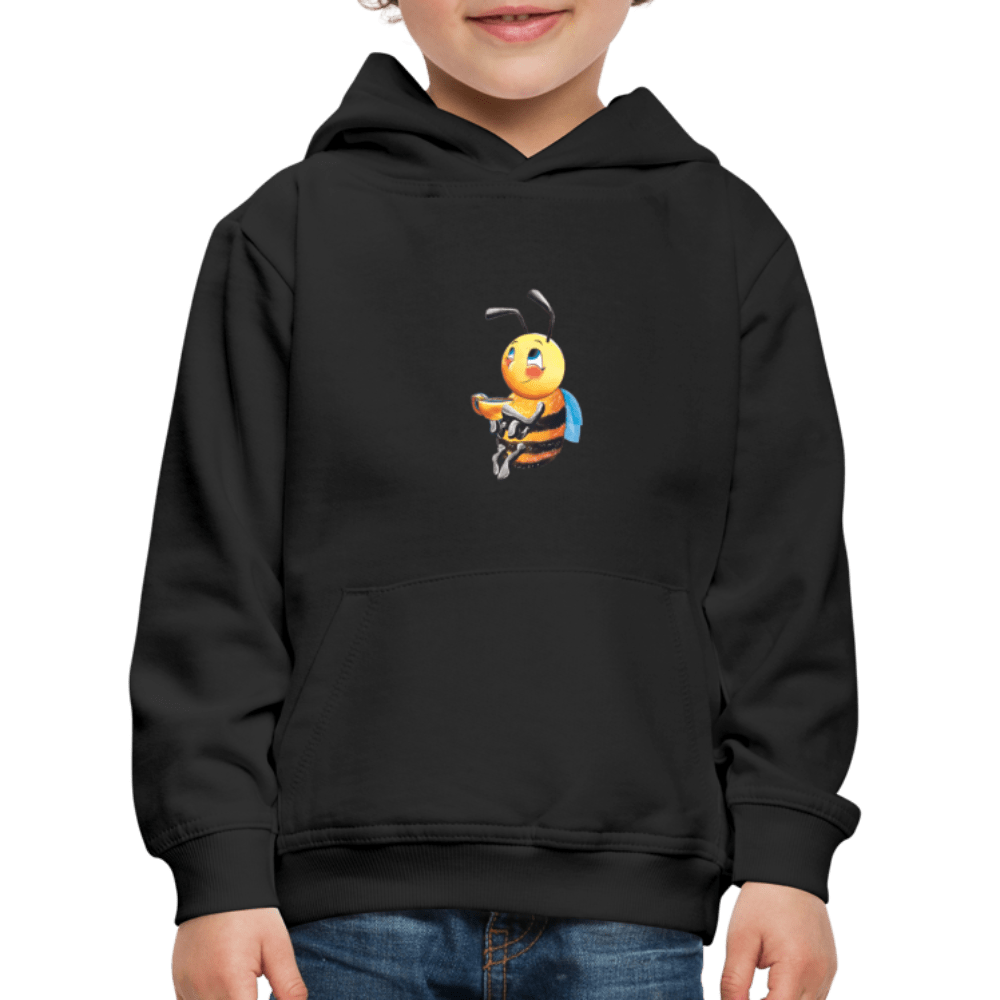 SPOD Kids' Premium Hoodie | Spreadshirt 654 black / 98/104 (3-4 Years) Magical Meadows - Happy Bella - Kids' Premium Hoodie