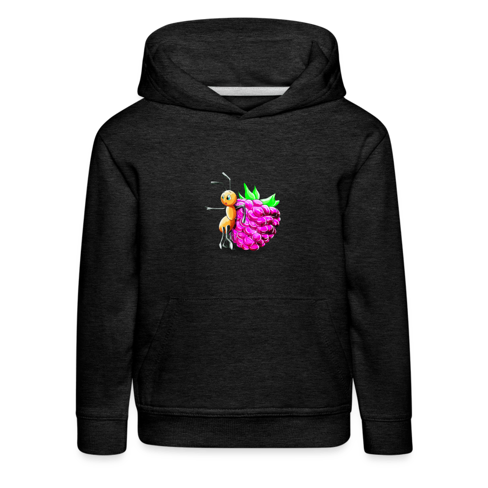 SPOD Kids' Premium Hoodie | Spreadshirt 654 charcoal grey / 98/104 (3-4 Years) Magical Meadows - Ant and Berry - Kids' Premium Hoodie