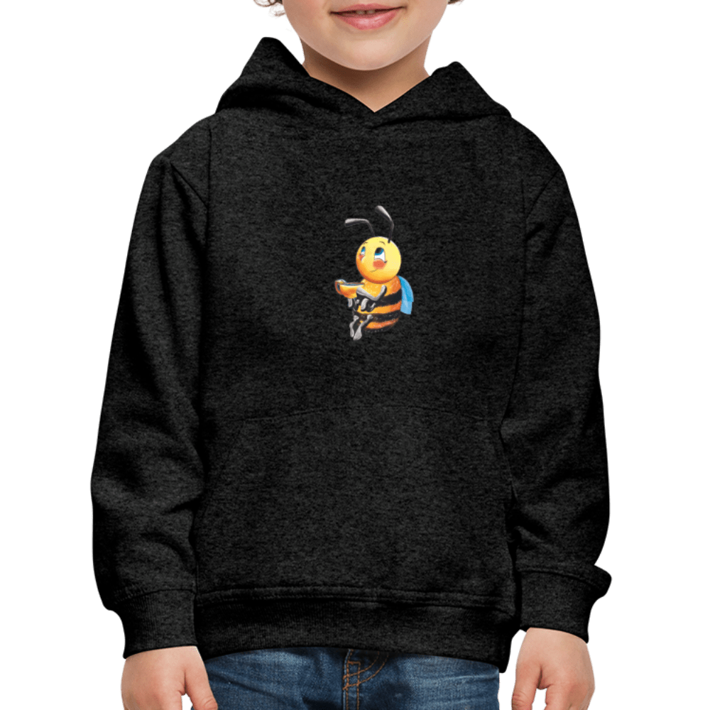 SPOD Kids' Premium Hoodie | Spreadshirt 654 charcoal grey / 98/104 (3-4 Years) Magical Meadows - Happy Bella - Kids' Premium Hoodie
