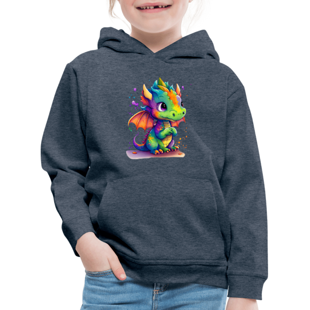 SPOD Kids' Premium Hoodie | Spreadshirt 654 Kaida Brightscale (D2) Kids' Premium Hoodie