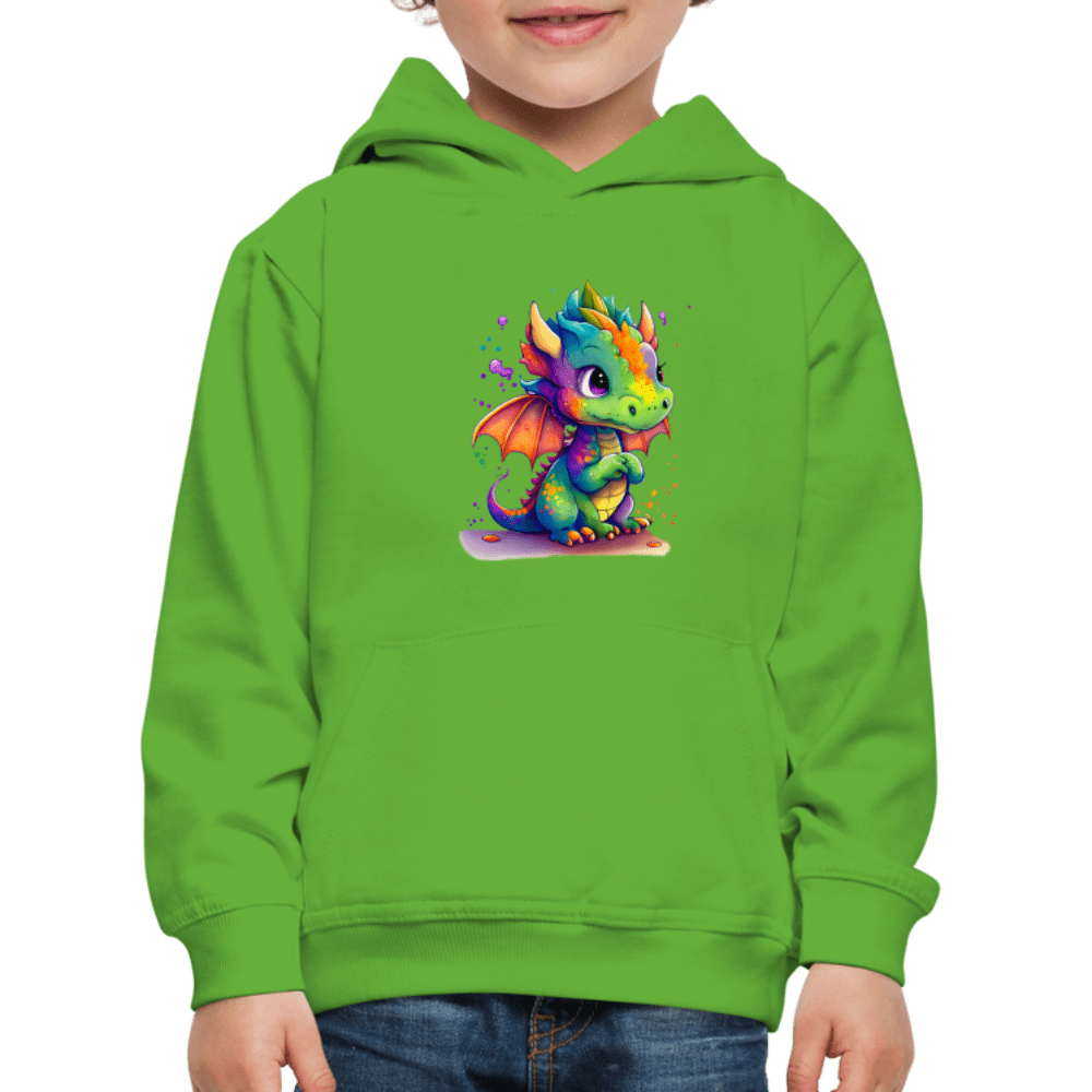 SPOD Kids' Premium Hoodie | Spreadshirt 654 light green / 98/104 (3-4 Years) Kaida Brightscale (D2) Kids' Premium Hoodie