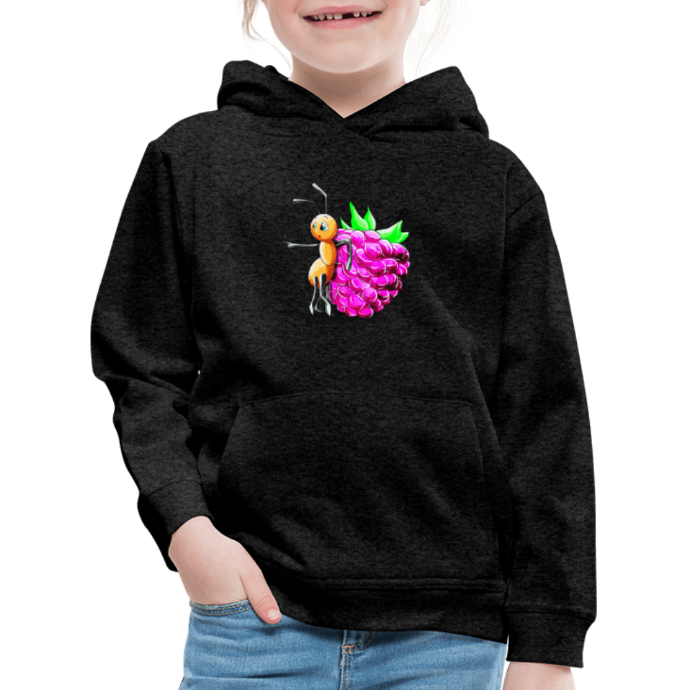 SPOD Kids' Premium Hoodie | Spreadshirt 654 Magical Meadows - Ant and Berry - Kids' Premium Hoodie