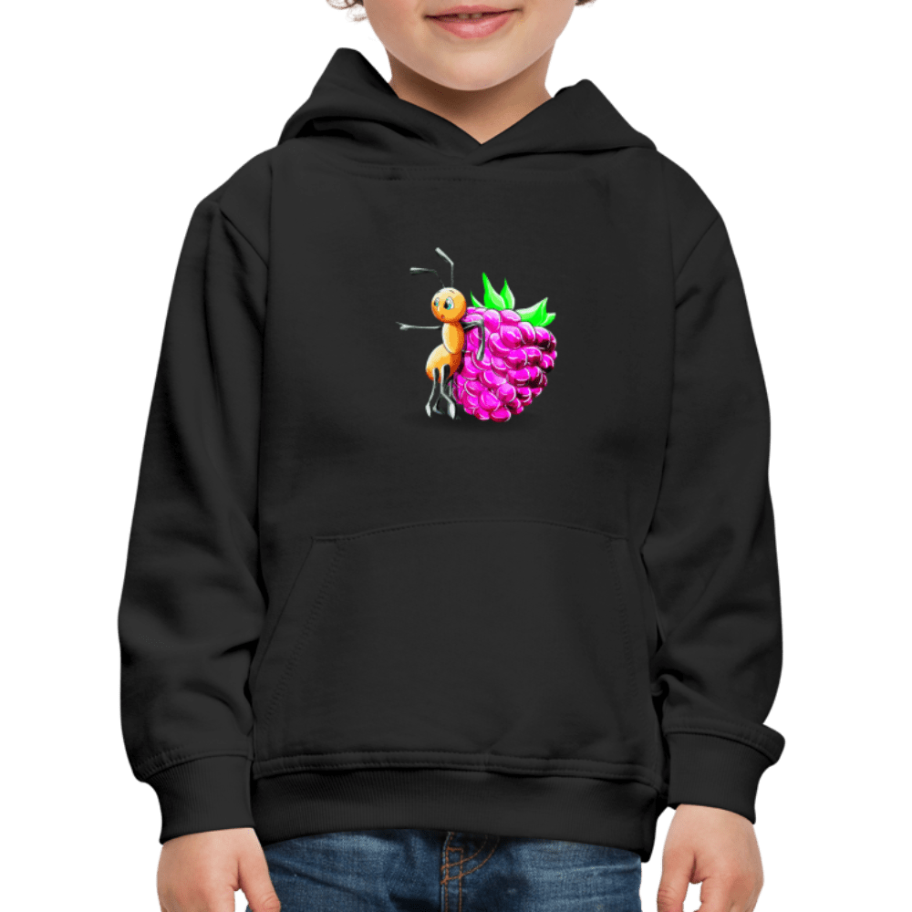 SPOD Kids' Premium Hoodie | Spreadshirt 654 Magical Meadows - Ant and Berry - Kids' Premium Hoodie