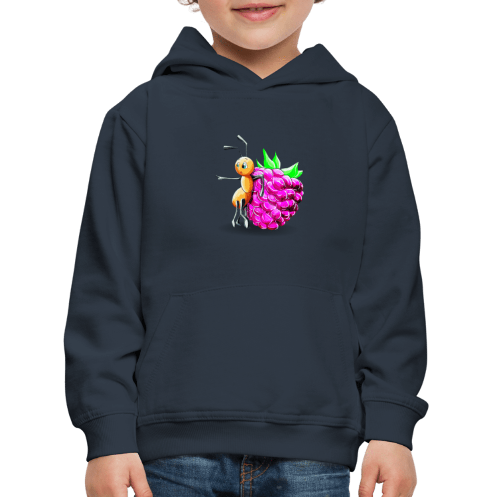 SPOD Kids' Premium Hoodie | Spreadshirt 654 Magical Meadows - Ant and Berry - Kids' Premium Hoodie