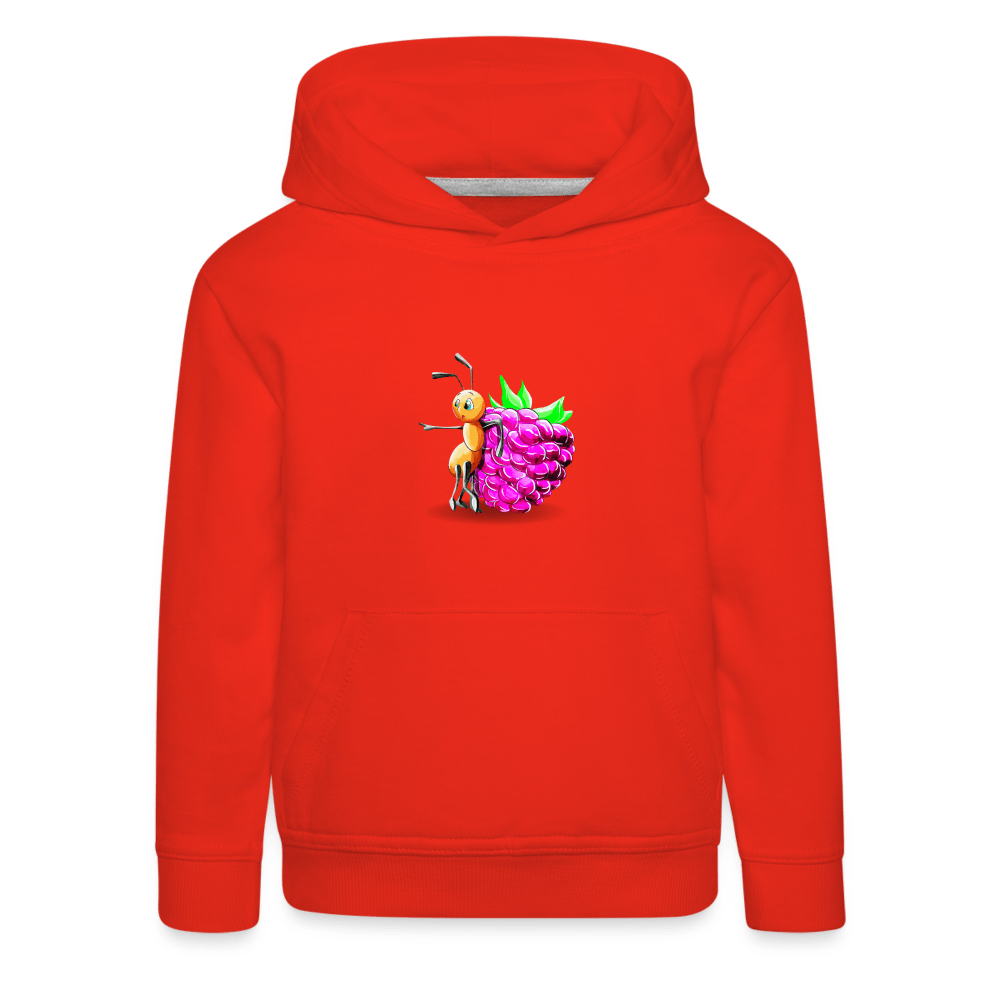 SPOD Kids' Premium Hoodie | Spreadshirt 654 Magical Meadows - Ant and Berry - Kids' Premium Hoodie