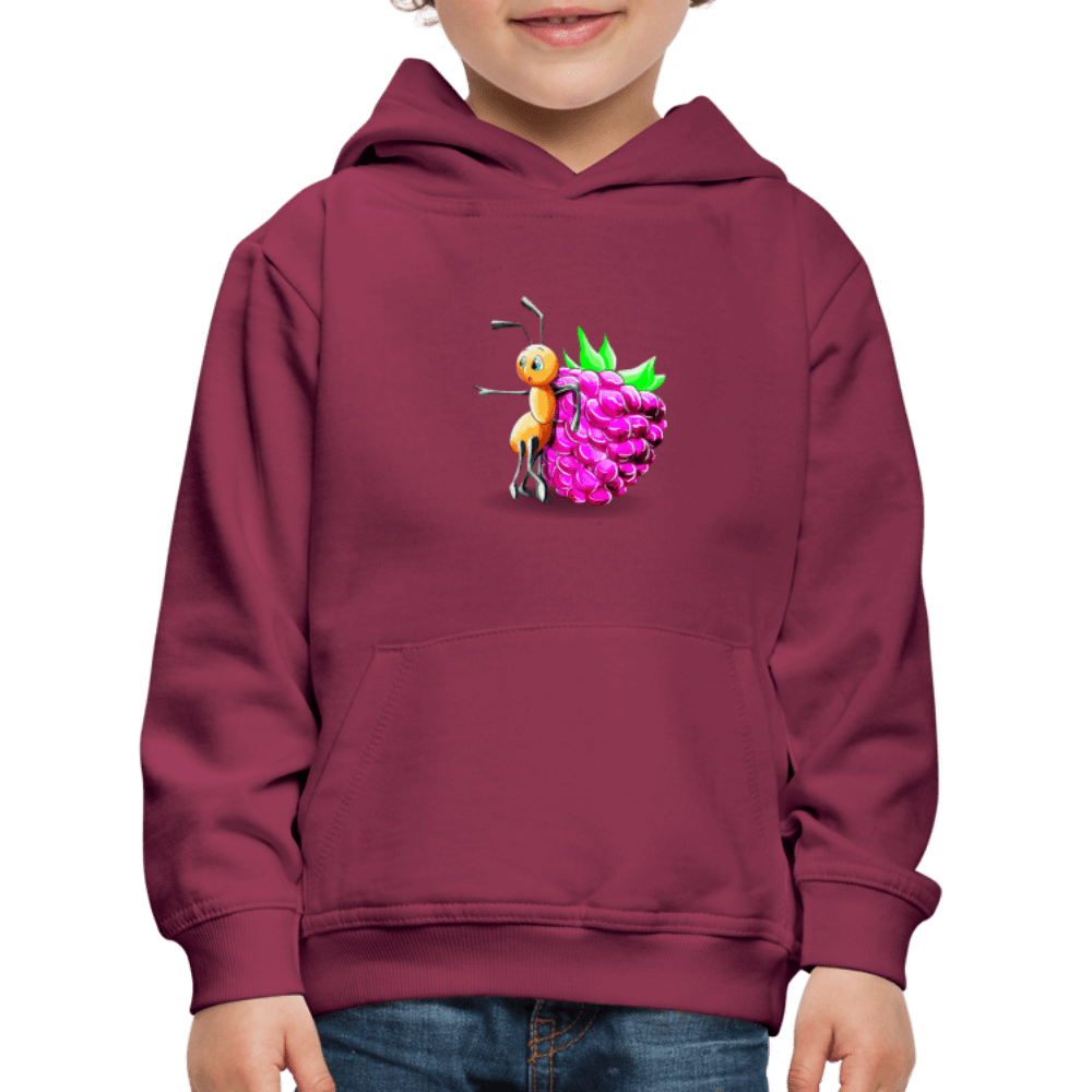 SPOD Kids' Premium Hoodie | Spreadshirt 654 Magical Meadows - Ant and Berry - Kids' Premium Hoodie