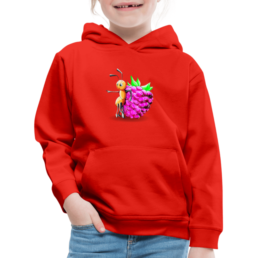 SPOD Kids' Premium Hoodie | Spreadshirt 654 Magical Meadows - Ant and Berry - Kids' Premium Hoodie