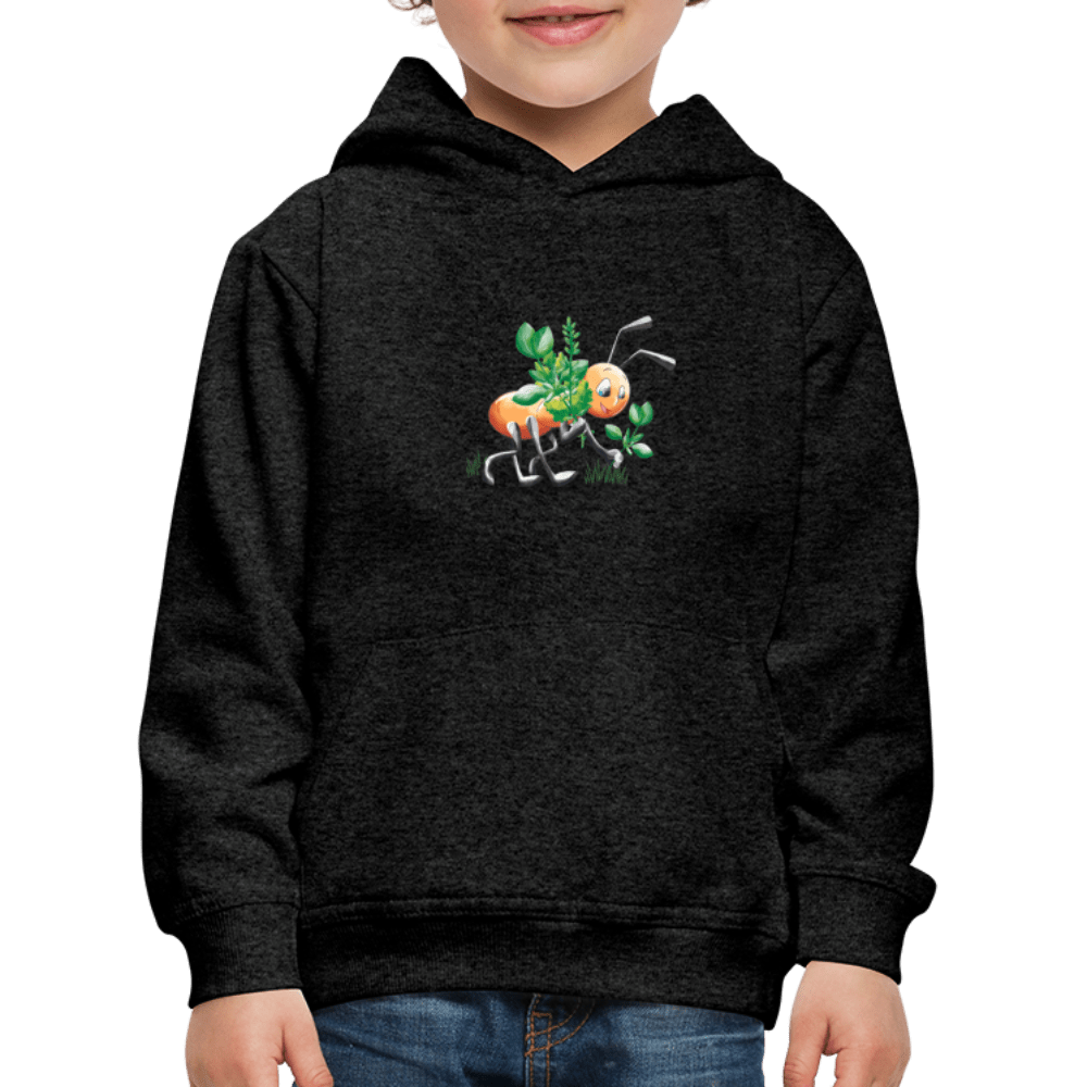 SPOD Kids' Premium Hoodie | Spreadshirt 654 Magical Meadows - Hardworking Ant - Kids' Premium Hoodie
