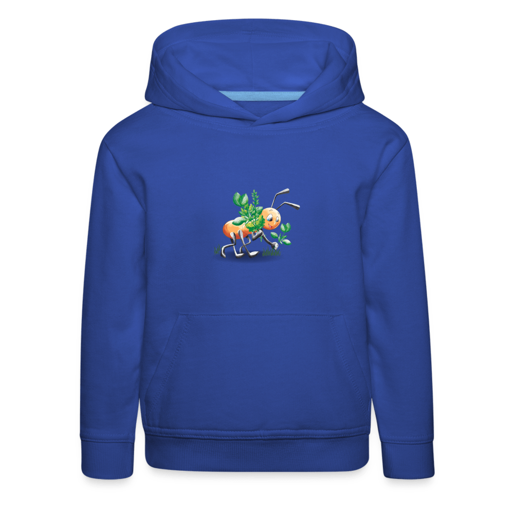 SPOD Kids' Premium Hoodie | Spreadshirt 654 Magical Meadows - Hardworking Ant - Kids' Premium Hoodie