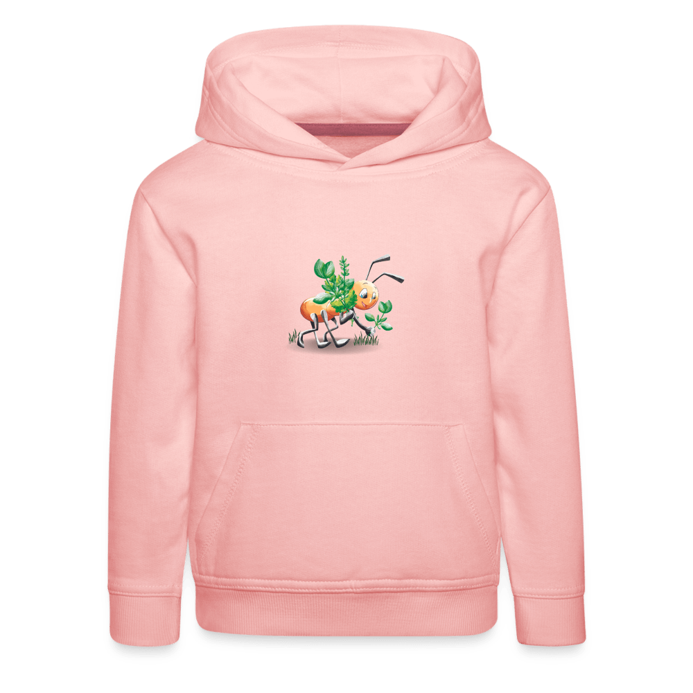 SPOD Kids' Premium Hoodie | Spreadshirt 654 Magical Meadows - Hardworking Ant - Kids' Premium Hoodie