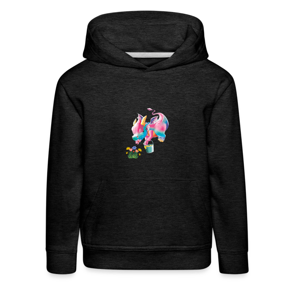 SPOD Kids' Premium Hoodie | Spreadshirt 654 Magical Meadows - Kaida Pollinating - Kids' Premium Hoodie