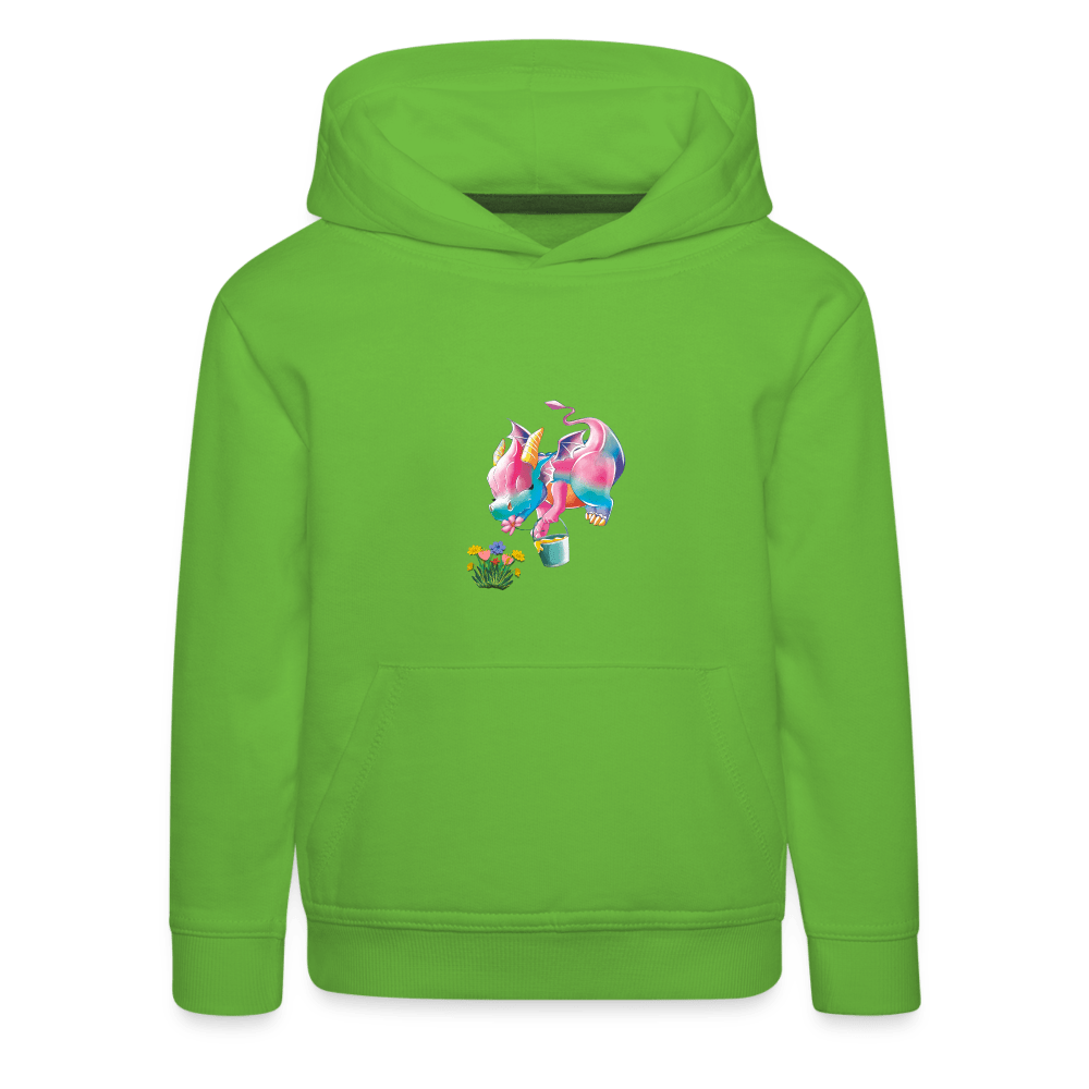 SPOD Kids' Premium Hoodie | Spreadshirt 654 Magical Meadows - Kaida Pollinating - Kids' Premium Hoodie