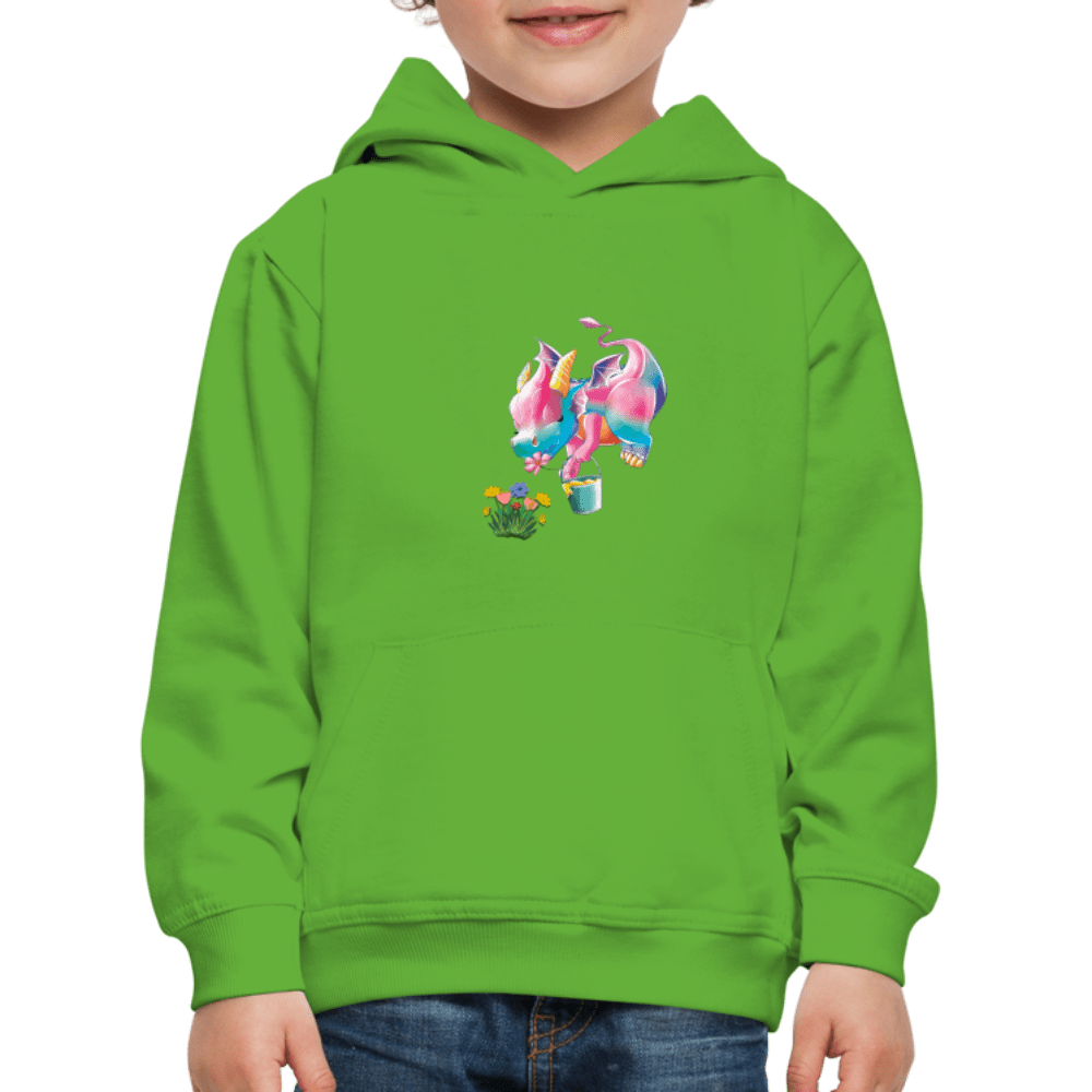 SPOD Kids' Premium Hoodie | Spreadshirt 654 Magical Meadows - Kaida Pollinating - Kids' Premium Hoodie