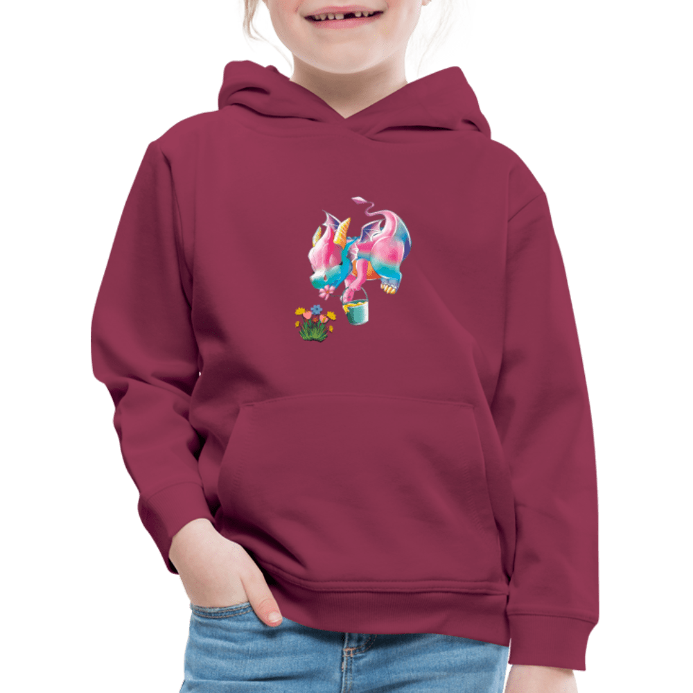 SPOD Kids' Premium Hoodie | Spreadshirt 654 Magical Meadows - Kaida Pollinating - Kids' Premium Hoodie