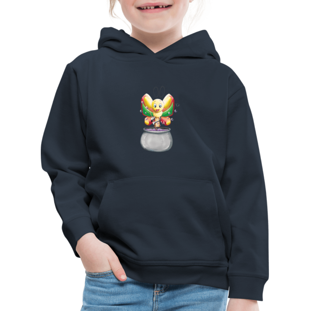 SPOD Kids' Premium Hoodie | Spreadshirt 654 Magical Meadows - Magic Butterfly - Kids' Premium Hoodie