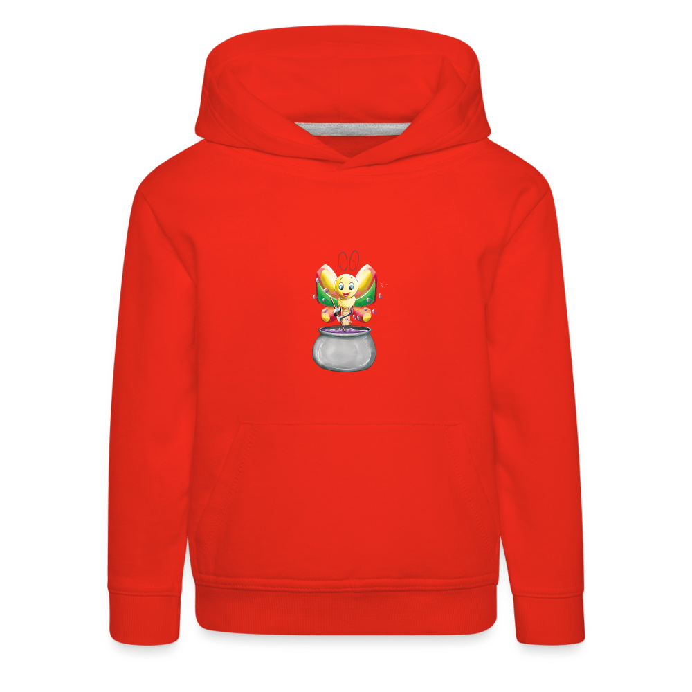 SPOD Kids' Premium Hoodie | Spreadshirt 654 Magical Meadows - Magic Butterfly - Kids' Premium Hoodie
