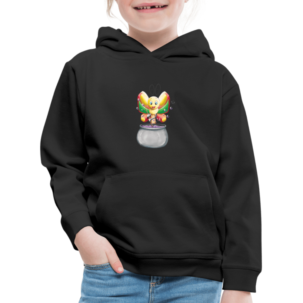 SPOD Kids' Premium Hoodie | Spreadshirt 654 Magical Meadows - Magic Butterfly - Kids' Premium Hoodie