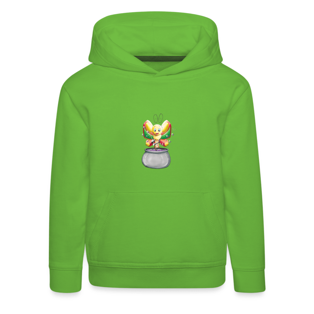 SPOD Kids' Premium Hoodie | Spreadshirt 654 Magical Meadows - Magic Butterfly - Kids' Premium Hoodie