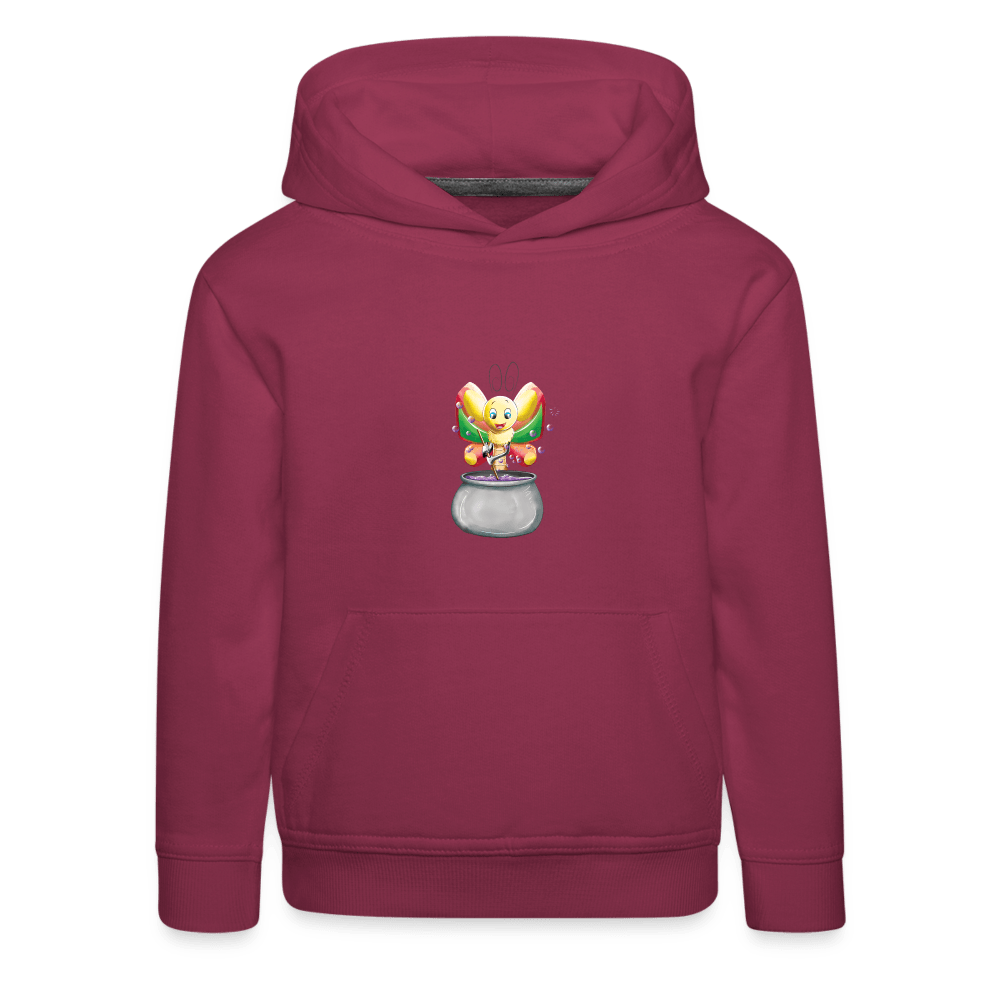 SPOD Kids' Premium Hoodie | Spreadshirt 654 Magical Meadows - Magic Butterfly - Kids' Premium Hoodie
