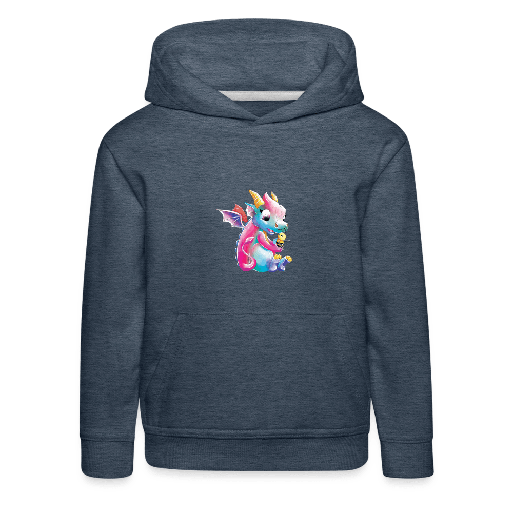 SPOD Kids' Premium Hoodie | Spreadshirt 654 Magical Meadows - Over There - Kids' Premium Hoodie