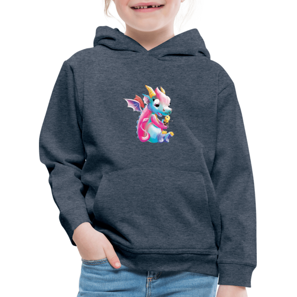 SPOD Kids' Premium Hoodie | Spreadshirt 654 Magical Meadows - Over There - Kids' Premium Hoodie