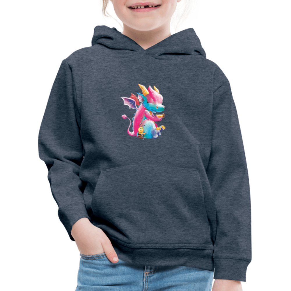 SPOD Kids' Premium Hoodie | Spreadshirt 654 Magical Meadows - Tea Break - Kids' Premium Hoodie
