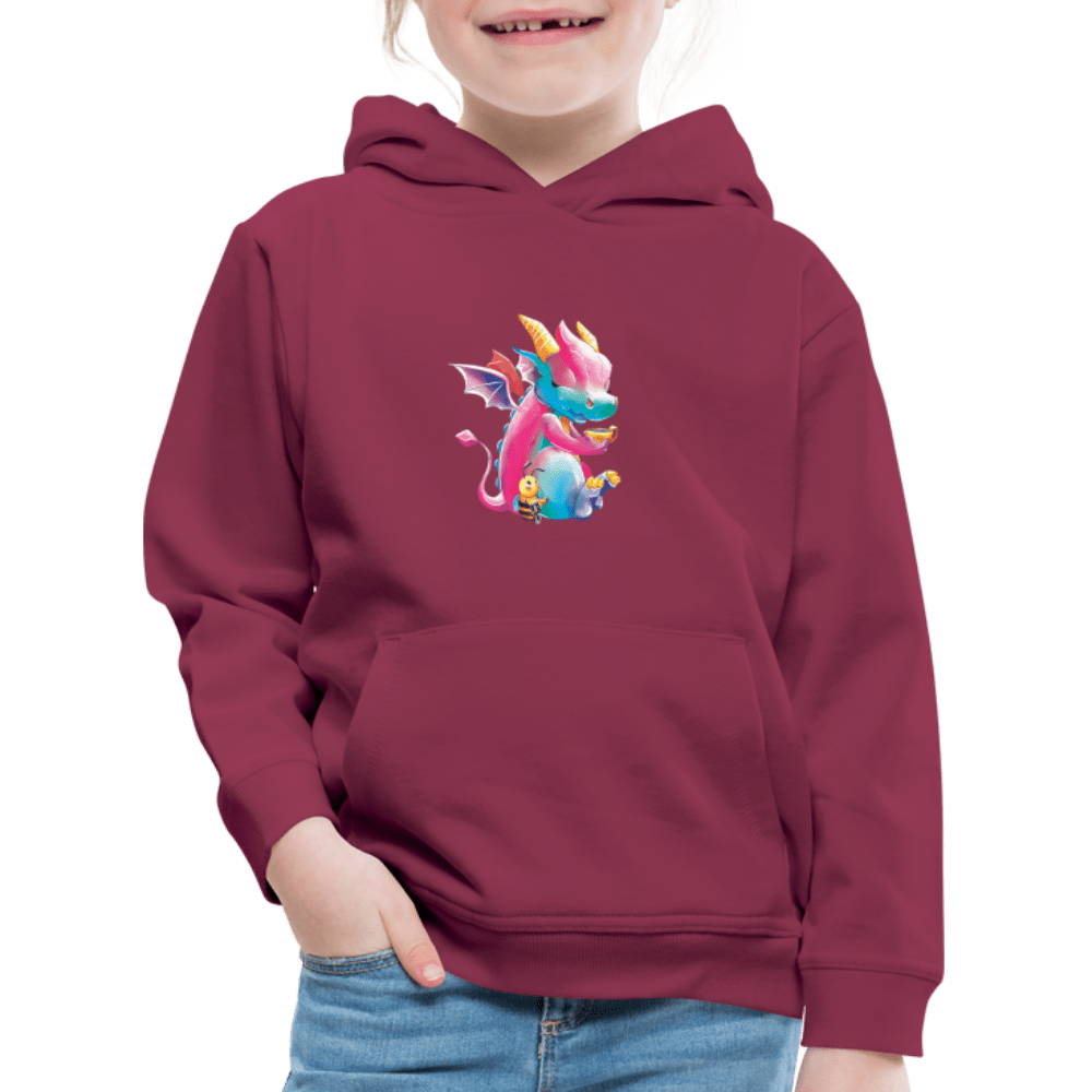 SPOD Kids' Premium Hoodie | Spreadshirt 654 Magical Meadows - Tea Break - Kids' Premium Hoodie