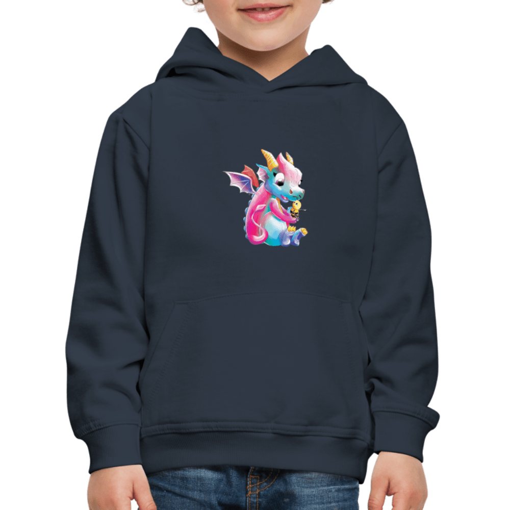 SPOD Kids' Premium Hoodie | Spreadshirt 654 navy / 98/104 (3-4 Years) Magical Meadows - Over There - Kids' Premium Hoodie
