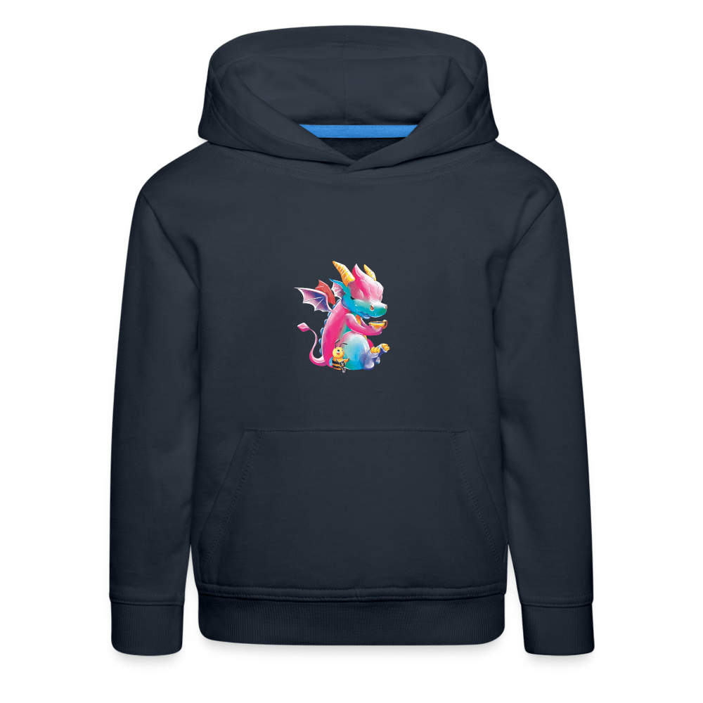 SPOD Kids' Premium Hoodie | Spreadshirt 654 navy / 98/104 (3-4 Years) Magical Meadows - Tea Break - Kids' Premium Hoodie