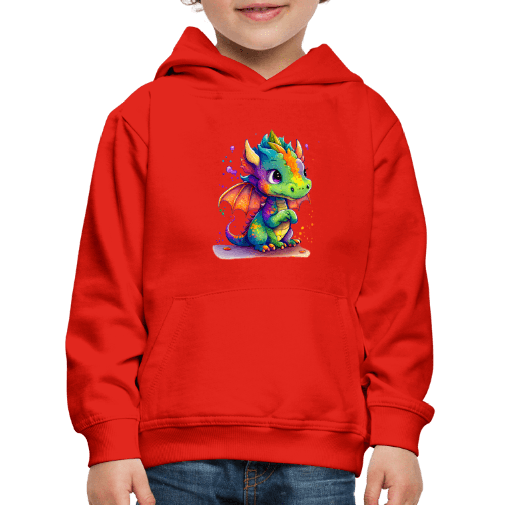 SPOD Kids' Premium Hoodie | Spreadshirt 654 red / 98/104 (3-4 Years) Kaida Brightscale (D2) Kids' Premium Hoodie