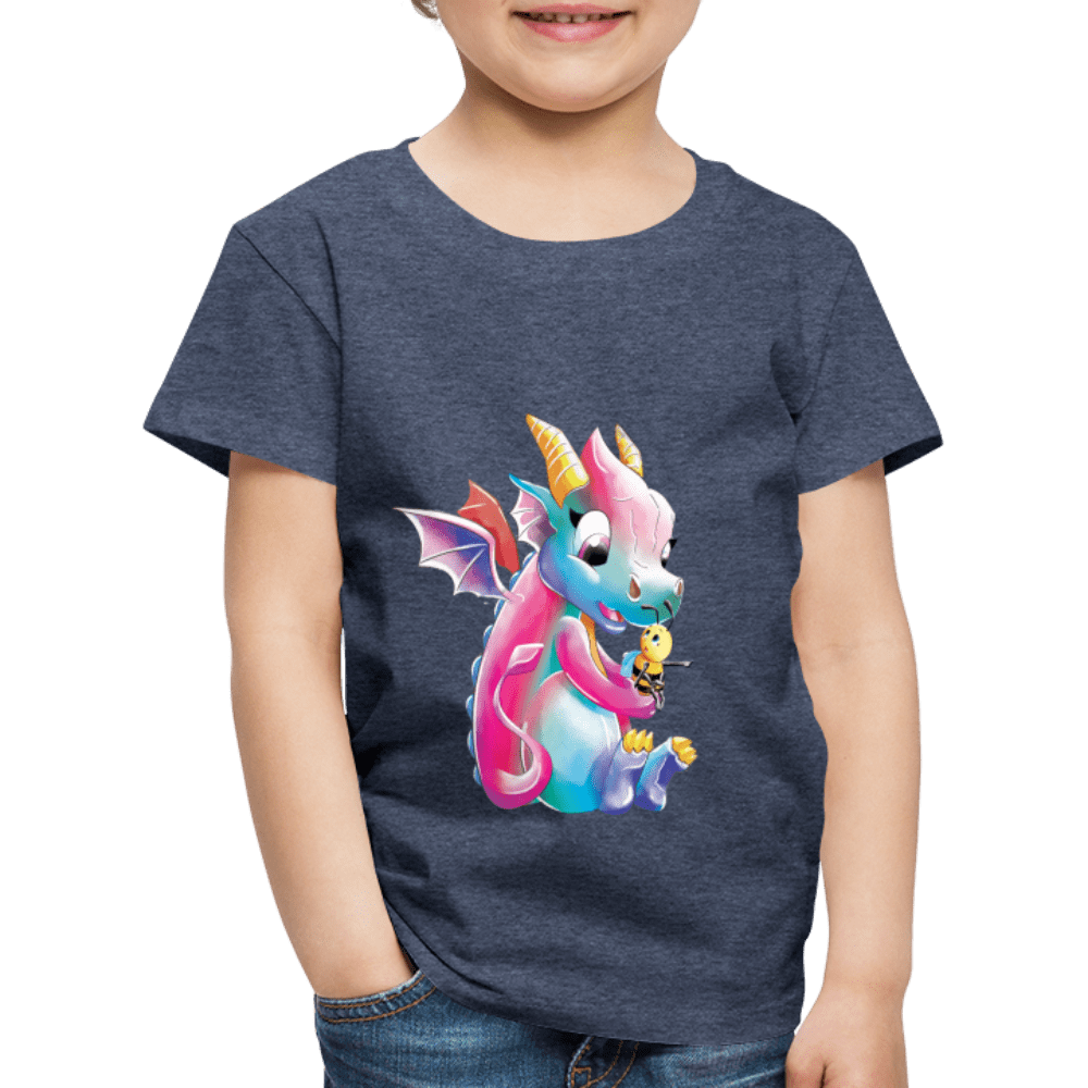 SPOD Kids' Premium T-Shirt | Spreadshirt 814 heather blue / 98/104 (2 Years) Magical Meadows - Over there - Kids' Premium T-Shirt