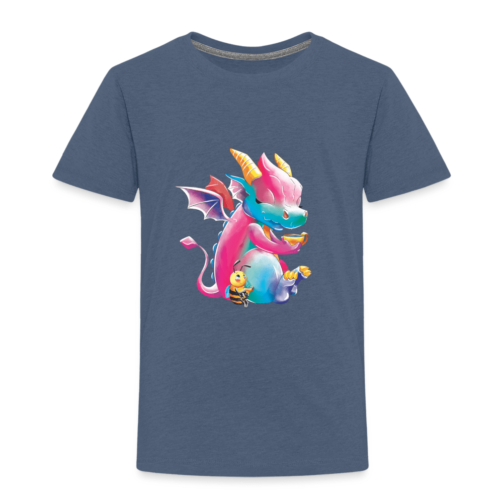 SPOD Kids' Premium T-Shirt | Spreadshirt 814 heather blue / 98/104 (2 Years) Magical Meadows - Tea Break - Kids' Premium T-Shirt