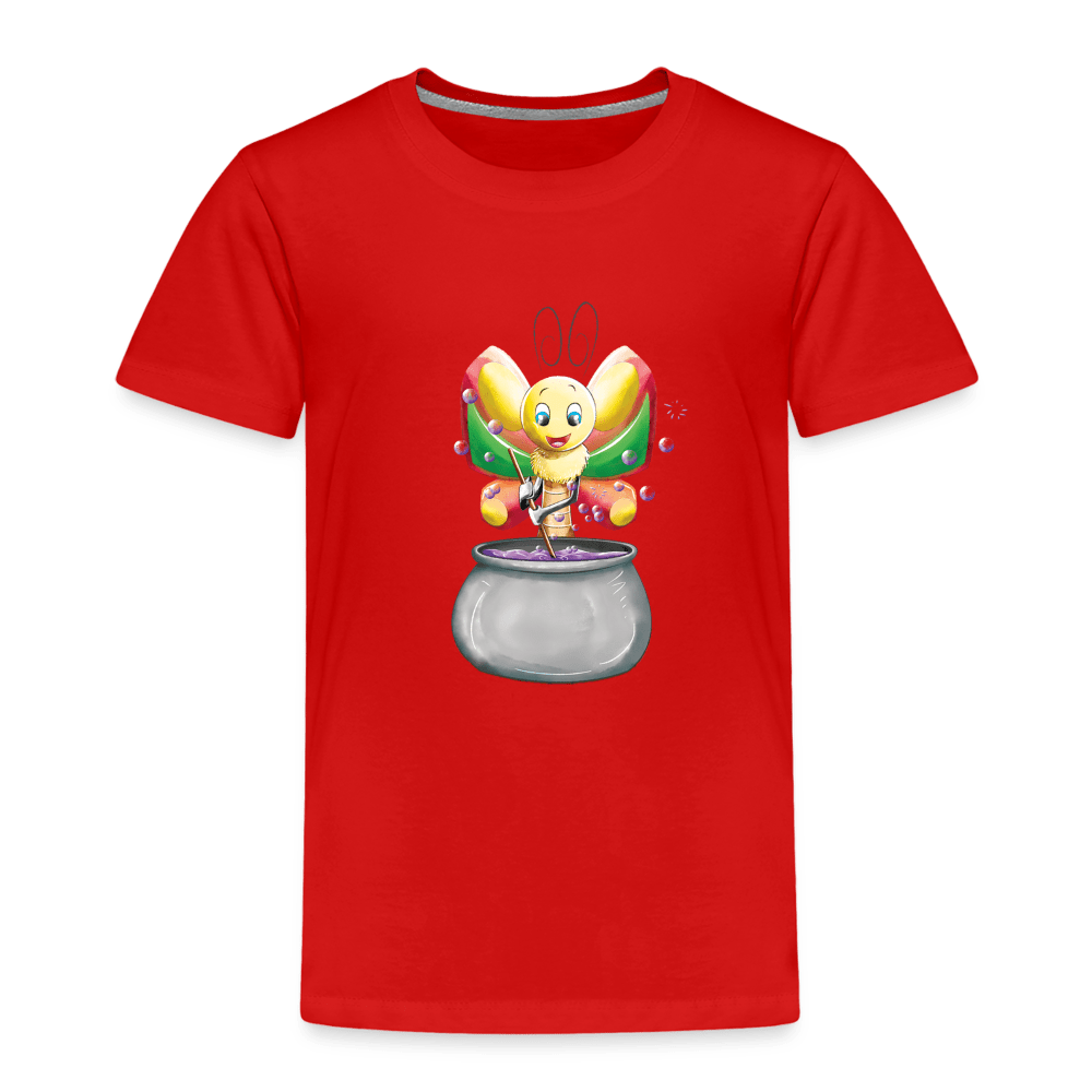 SPOD Kids' Premium T-Shirt | Spreadshirt 814 red / 98/104 (2 Years) Magical Meadows - Magic Butterfly - Kids' Premium T-Shirt