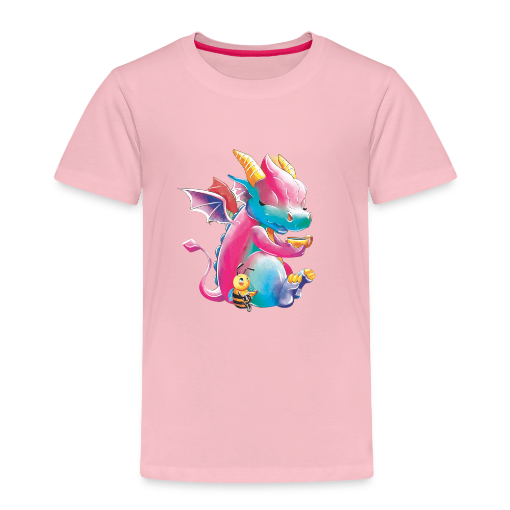SPOD Kids' Premium T-Shirt | Spreadshirt 814 rose shadow / 98/104 (2 Years) Tea Time - Magical Meadows - Children's Premium T-Shirt