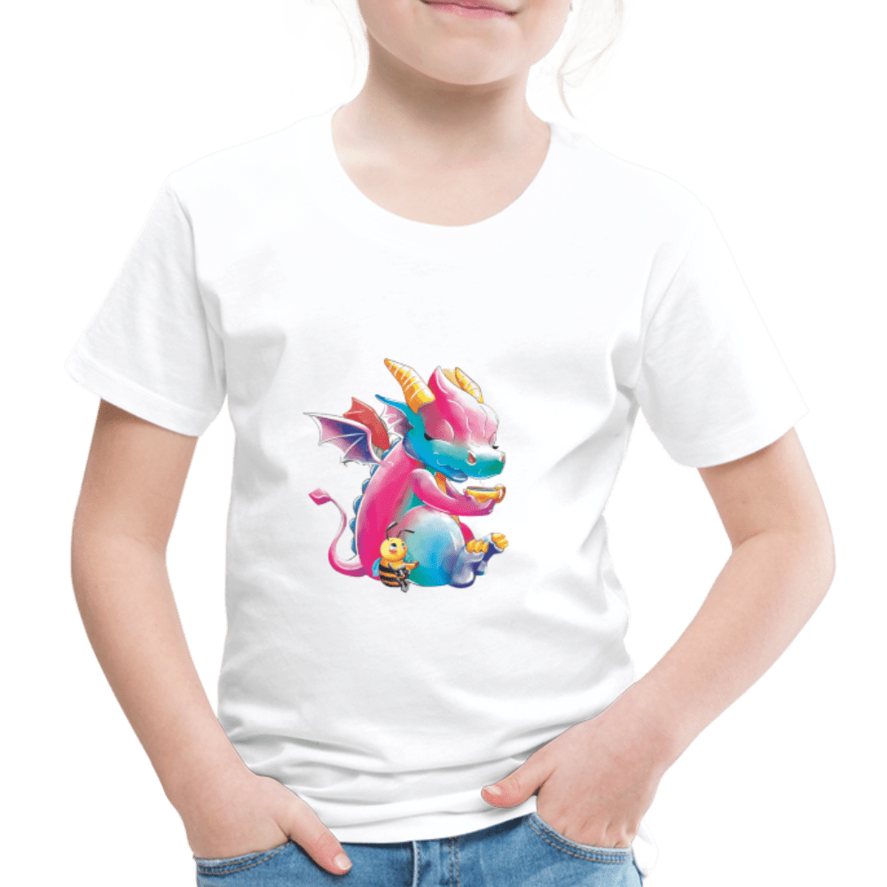 SPOD Kids' Premium T-Shirt | Spreadshirt 814 Tea Time - Magical Meadows - Children's Premium T-Shirt