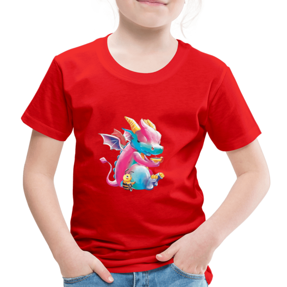 SPOD Kids' Premium T-Shirt | Spreadshirt 814 Tea Time - Magical Meadows - Children's Premium T-Shirt