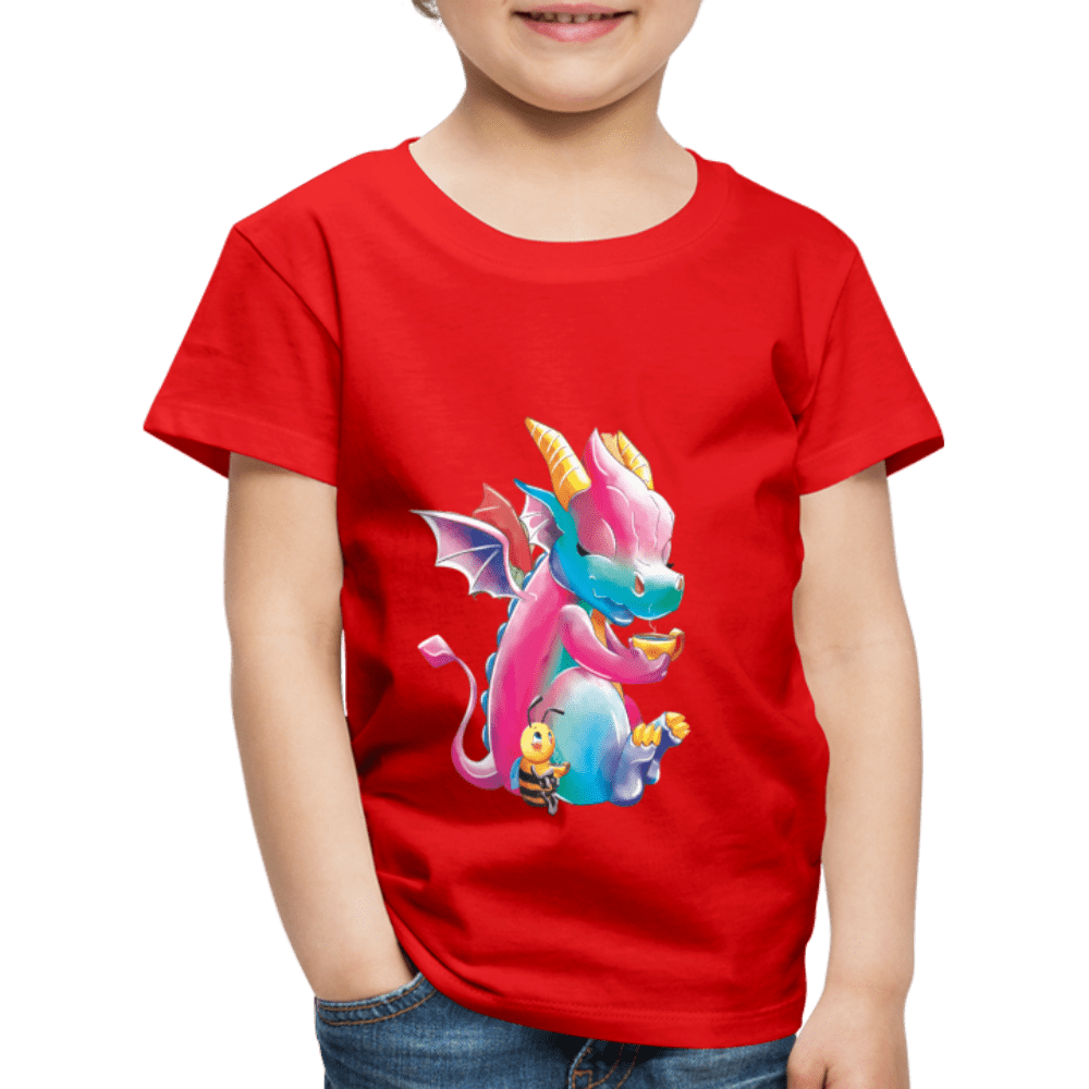 SPOD Kids' Premium T-Shirt | Spreadshirt 814 Tea Time - Magical Meadows - Children's Premium T-Shirt