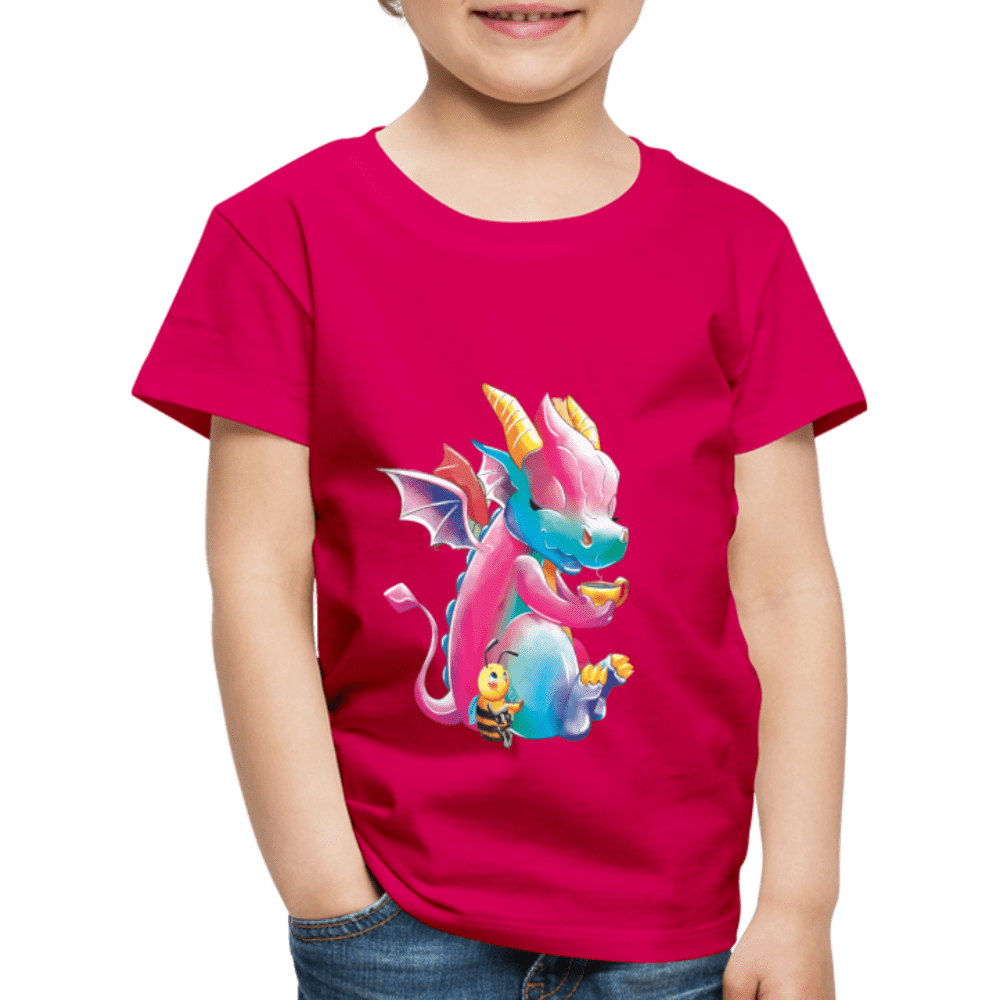 SPOD Kids' Premium T-Shirt | Spreadshirt 814 Tea Time - Magical Meadows - Children's Premium T-Shirt