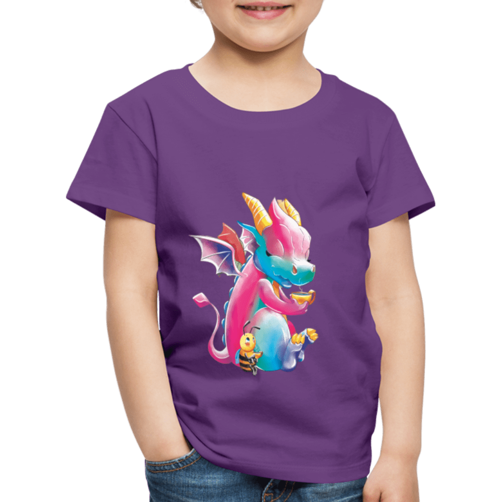 SPOD Kids' Premium T-Shirt | Spreadshirt 814 Tea Time - Magical Meadows - Children's Premium T-Shirt