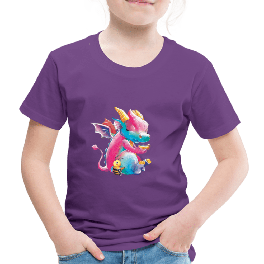 SPOD Kids' Premium T-Shirt | Spreadshirt 814 Tea Time - Magical Meadows - Children's Premium T-Shirt