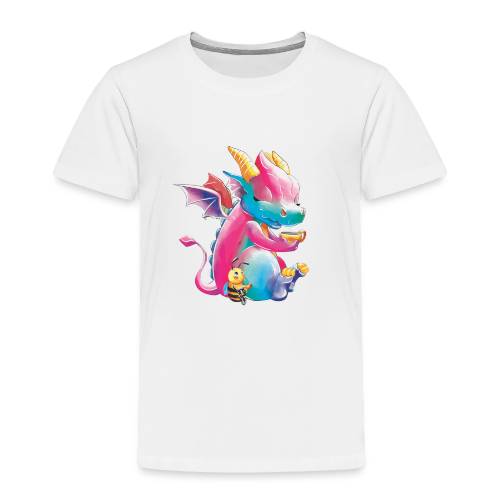 SPOD Kids' Premium T-Shirt | Spreadshirt 814 white / 98/104 (2 Years) Tea Time - Magical Meadows - Children's Premium T-Shirt