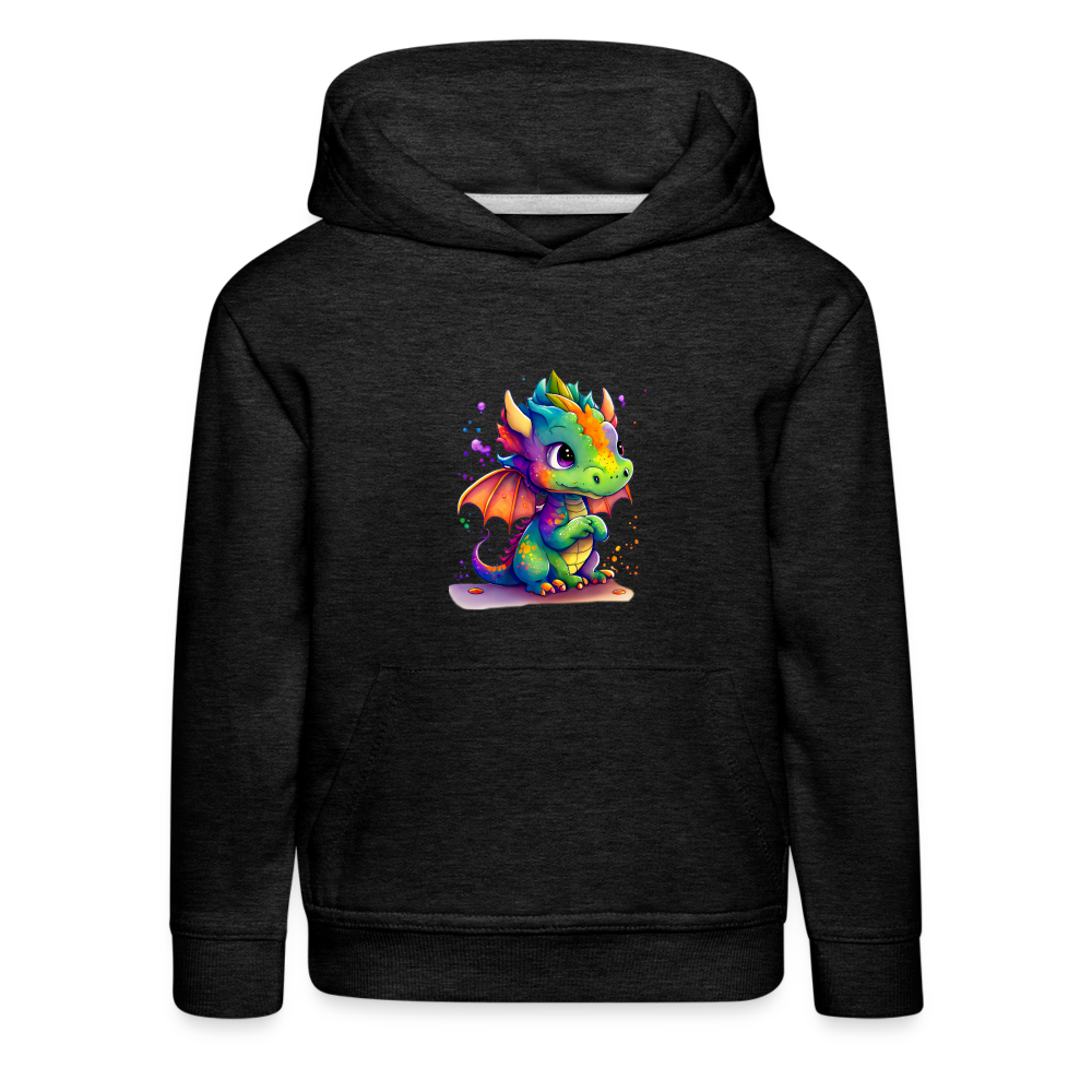 Kaida Brightscale (D2) Kids' Premium Hoodie - charcoal grey