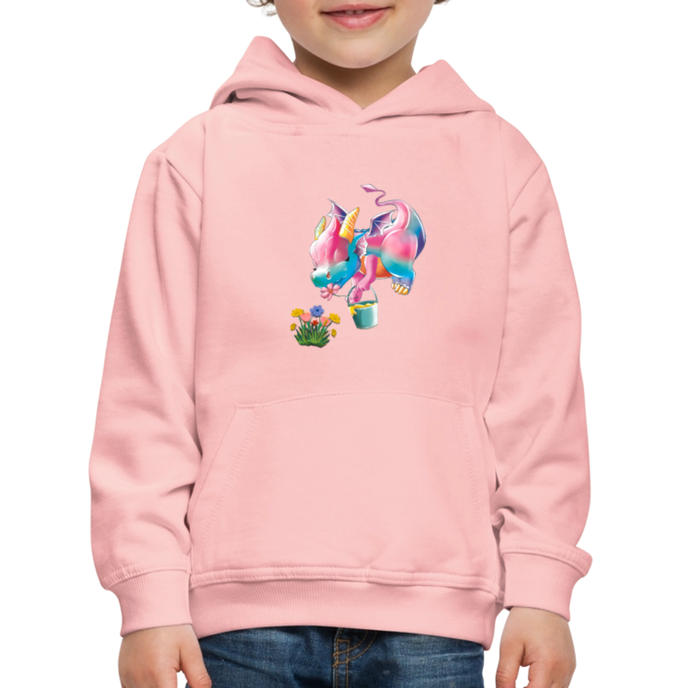 Magical Meadows - Kaida Pollinating - Kids' Premium Hoodie - crystal pink