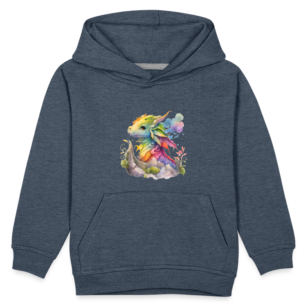 Kaida Brightscale (D3) Kids' Premium Hoodie - heather denim