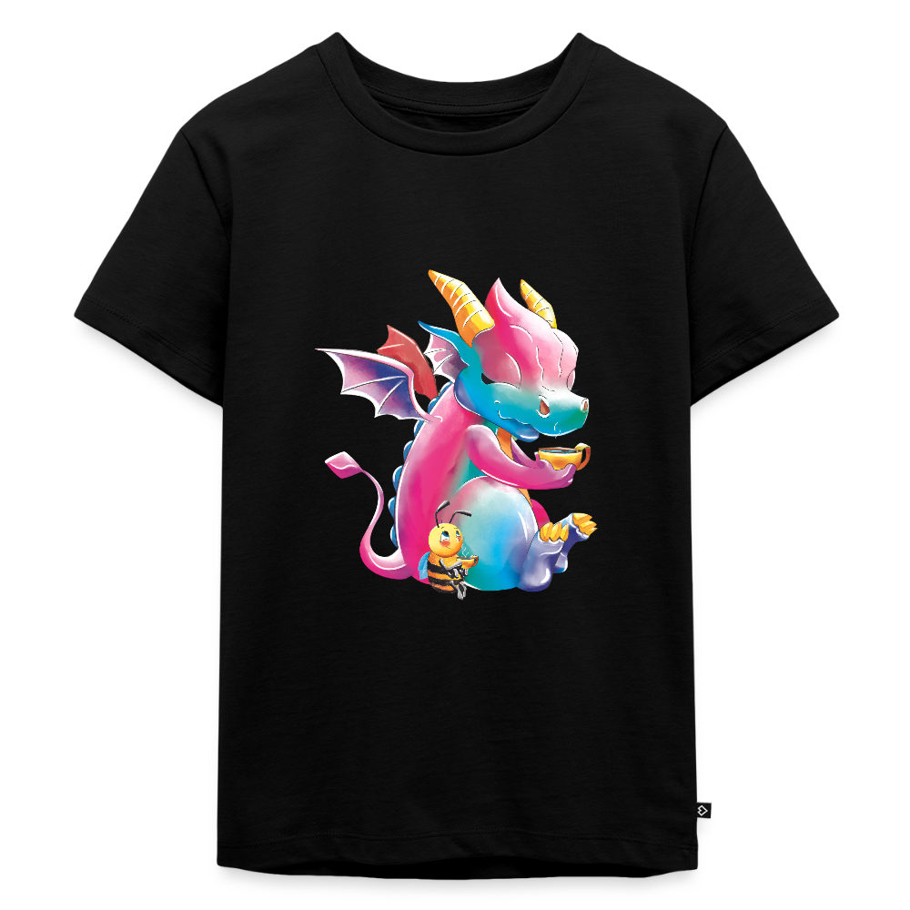 Magical Meadows - Tea Break - Kids' Premium T-Shirt - black