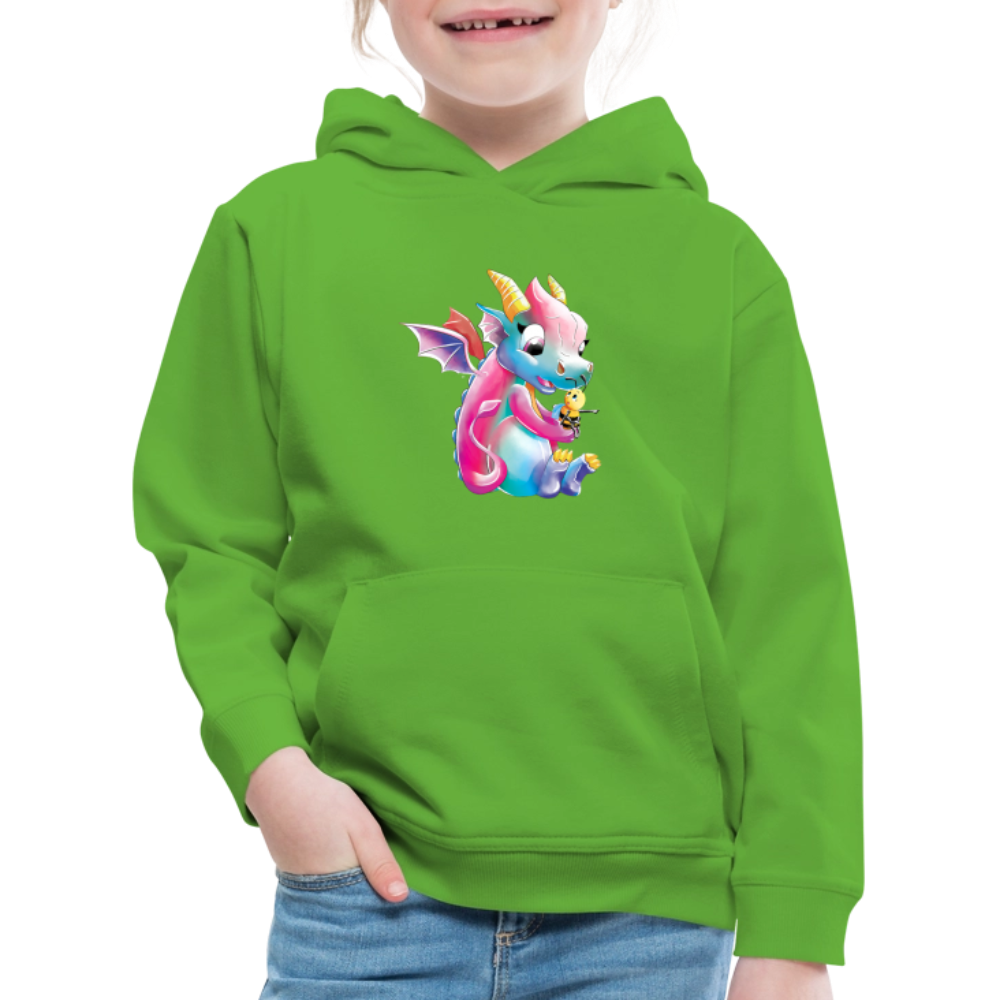 Magical Meadows - Over There - Kids' Premium Hoodie - light green