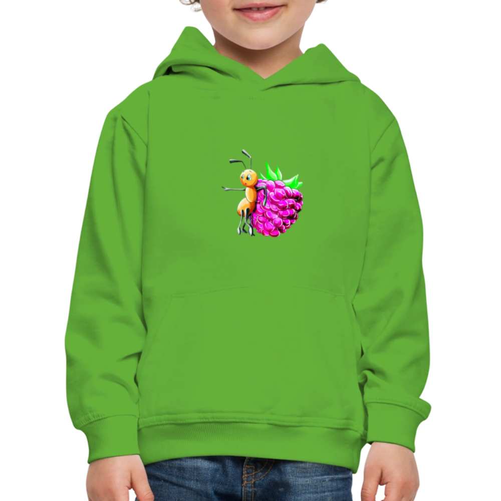 Magical Meadows - Ant and Berry - Kids' Premium Hoodie - light green